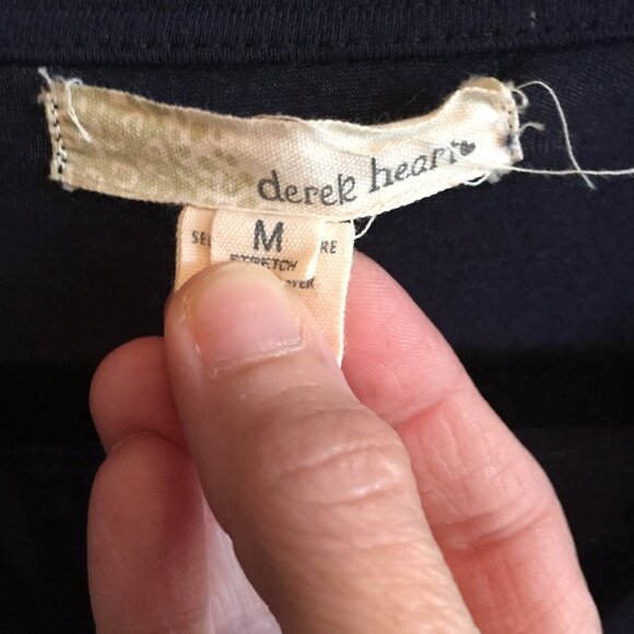 Navy Blue Dress with Ruching - Picture 2 of 7